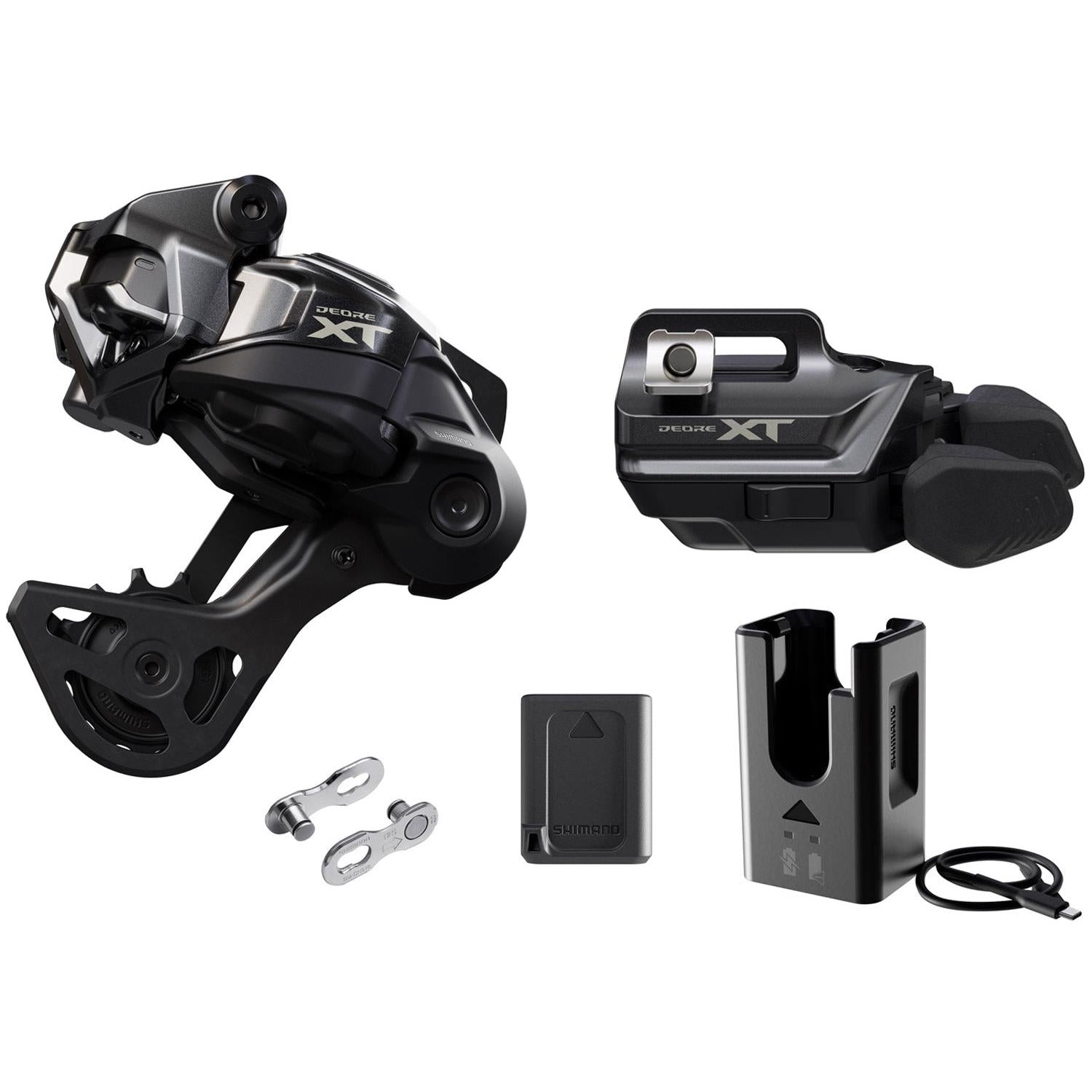 SHIMANO GP-M8250 Di2 Drive Train Kit XT RD-M8250-GS, BT-DN320, EC-DN100, SW-M8250R CLAMP BAND